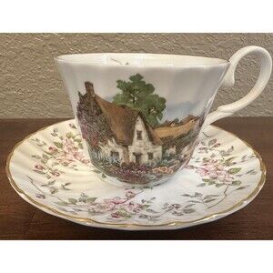 Vintage Allyn Nelson Collection Bone China Teacup &Saucer England